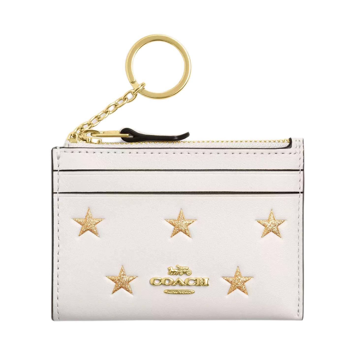 Мини-кардхолдер из телячьей кожи Coach белый женский
Мини-кардхолдер из телячьей кожи Coach белый женский