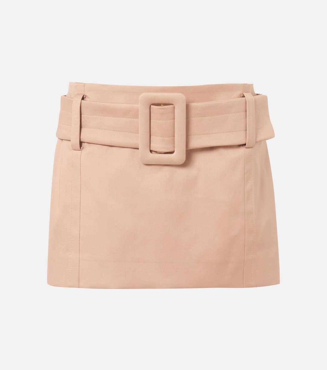 Мини-юбка из хлопкового твила с поясом Patou, Praline
Мини-юбка из хлопкового твила с поясом Patou, Praline
