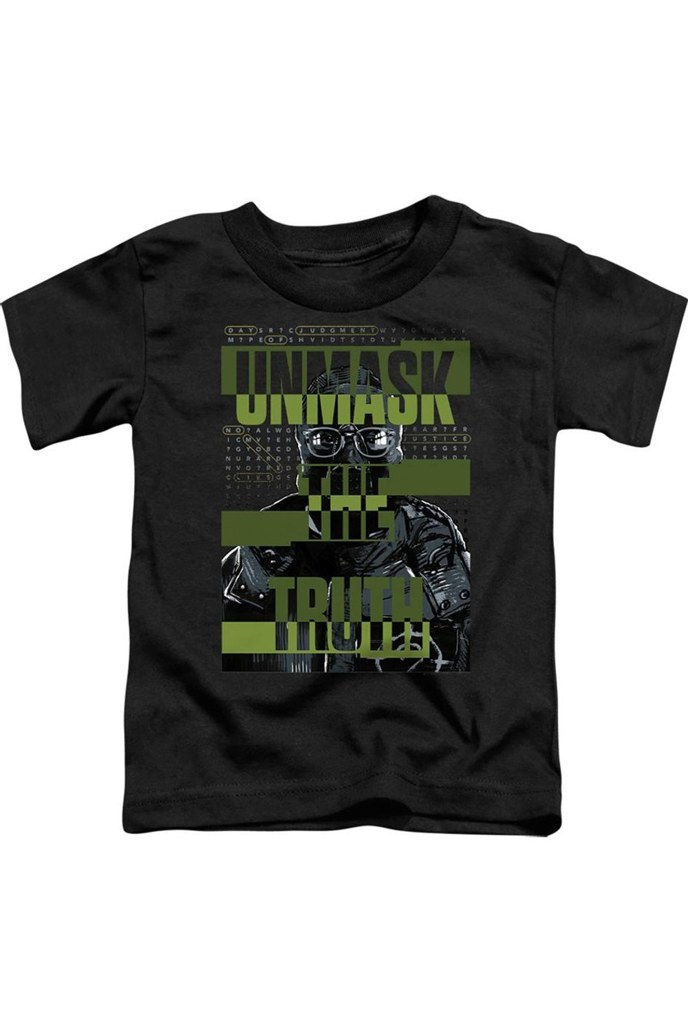 Футболка для малышей The Batman "Раскрой правду" с коротким рукавом Gildan, черный
Футболка для малышей The Batman "Раскрой правду" с коротким рукавом Gildan, черный