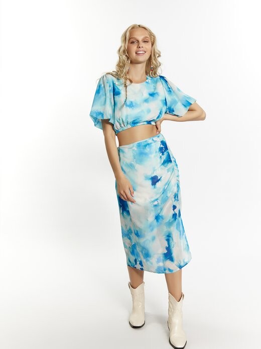 Блузка с узором батик Izia, мультиколор
Блузка с узором батик Izia, мультиколор