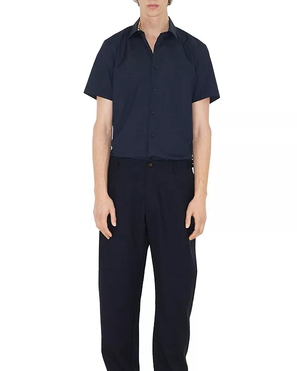 Приталенная рубашка из эластичного хлопка Burberry, синий
Приталенная рубашка из эластичного хлопка Burberry, синий