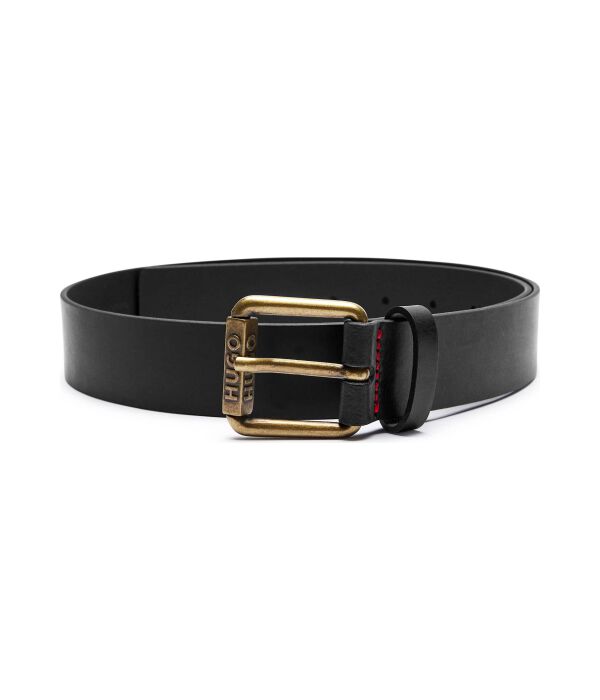 Кожаный ремень мужской Hugo из натуральной кожи, черный
Кожаный ремень мужской Hugo из натуральной кожи, черный