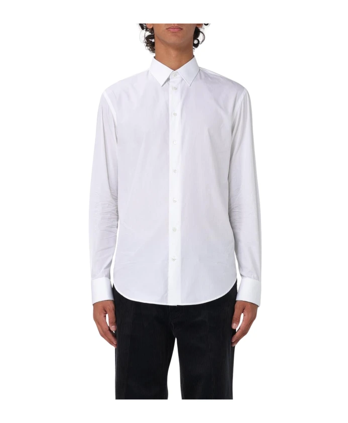 Белая рубашка из поплина в элегантном стиле Emporio Armani, белый
Белая рубашка из поплина в элегантном стиле Emporio Armani, белый