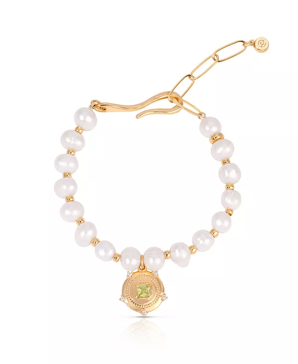 Браслет-Цепочка из перламутра с вечным блеском Ettika, peridot
Браслет-Цепочка из перламутра с вечным блеском Ettika, peridot