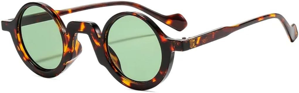 Солнцезащитные очки для мужчин и женщин - защита UV400 - маленькие круглые, в стиле панк, сине-зеленые с леопардовым принтом, для занятий спортом на открытом воздухе и вождения DSVIGF, Leopard Green
Солнцезащитные очки для мужчин и женщин - защита UV400 - маленькие круглые, в стиле панк, сине-зеленые с леопардовым принтом, для занятий спортом на открытом воздухе и вождения DSVIGF, Leopard Green