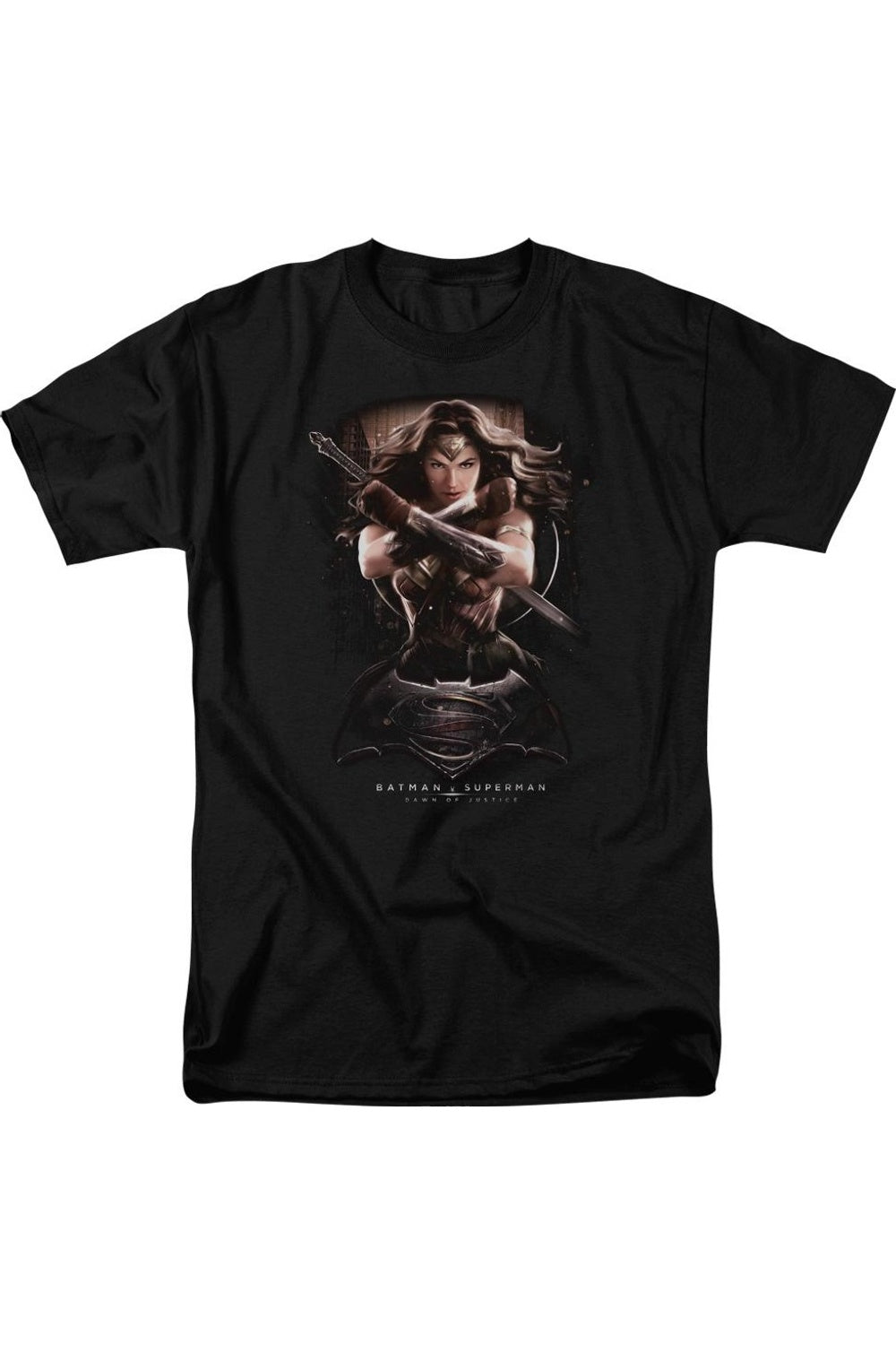 Футболка с коротким рукавом для взрослых Batman V Superman Wonder Woman Ground Zero Gildan, черный
Футболка с коротким рукавом для взрослых Batman V Superman Wonder Woman Ground Zero Gildan, черный
