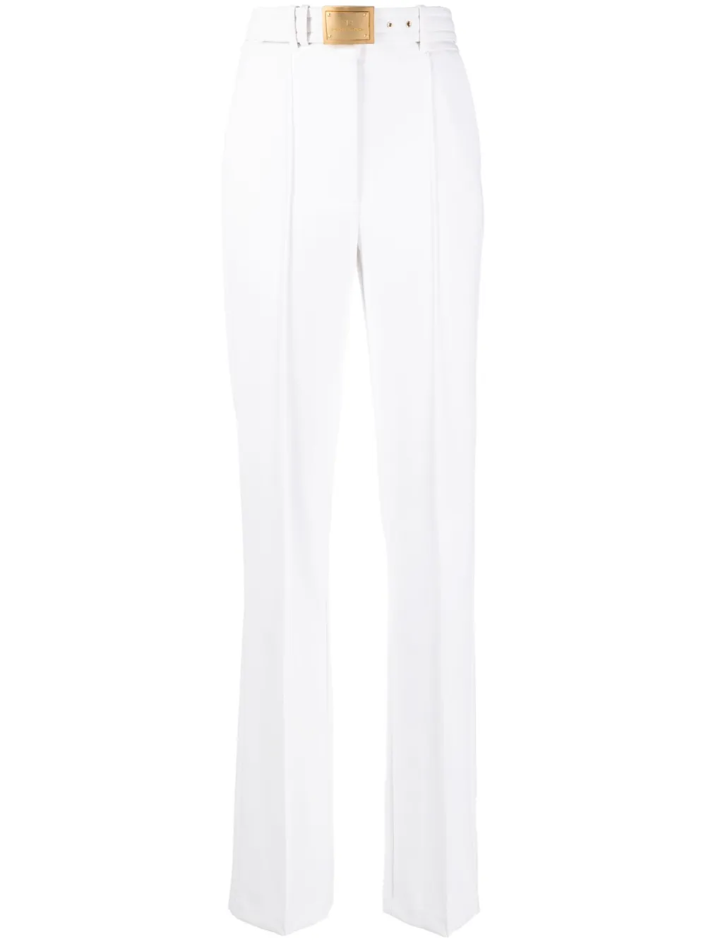 Брюки строгого кроя с завышенной талией Elisabetta Franchi, белый
Брюки строгого кроя с завышенной талией Elisabetta Franchi, белый
