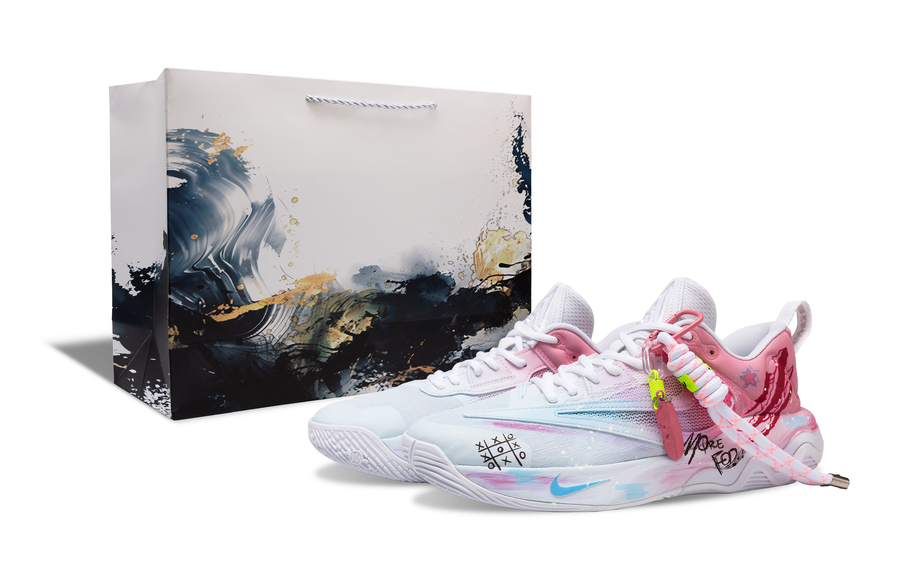 Nike Баскетбольные кроссовки Giannis Immortality с низким верхом, противоскользящие, износостойкие, мужские, розово-синие
Nike Баскетбольные кроссовки Giannis Immortality с низким верхом, противоскользящие, износостойкие, мужские, розово-синие