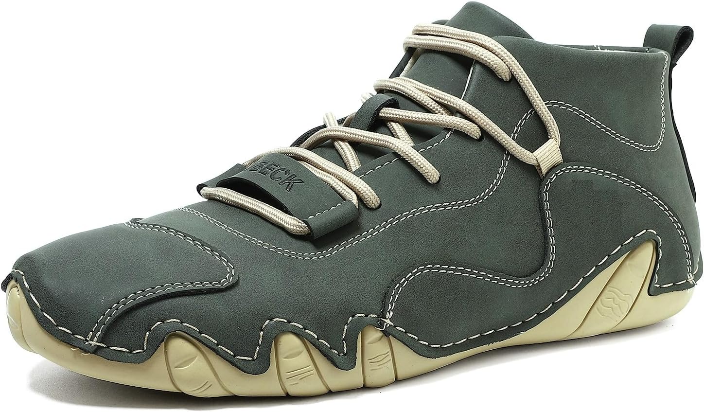 Мужские ручной работы кожаные высокие ботинки водонепроницаемые противоскользящие кроссовки Abborora, зеленый
Мужские ручной работы кожаные высокие ботинки водонепроницаемые противоскользящие кроссовки Abborora, зеленый