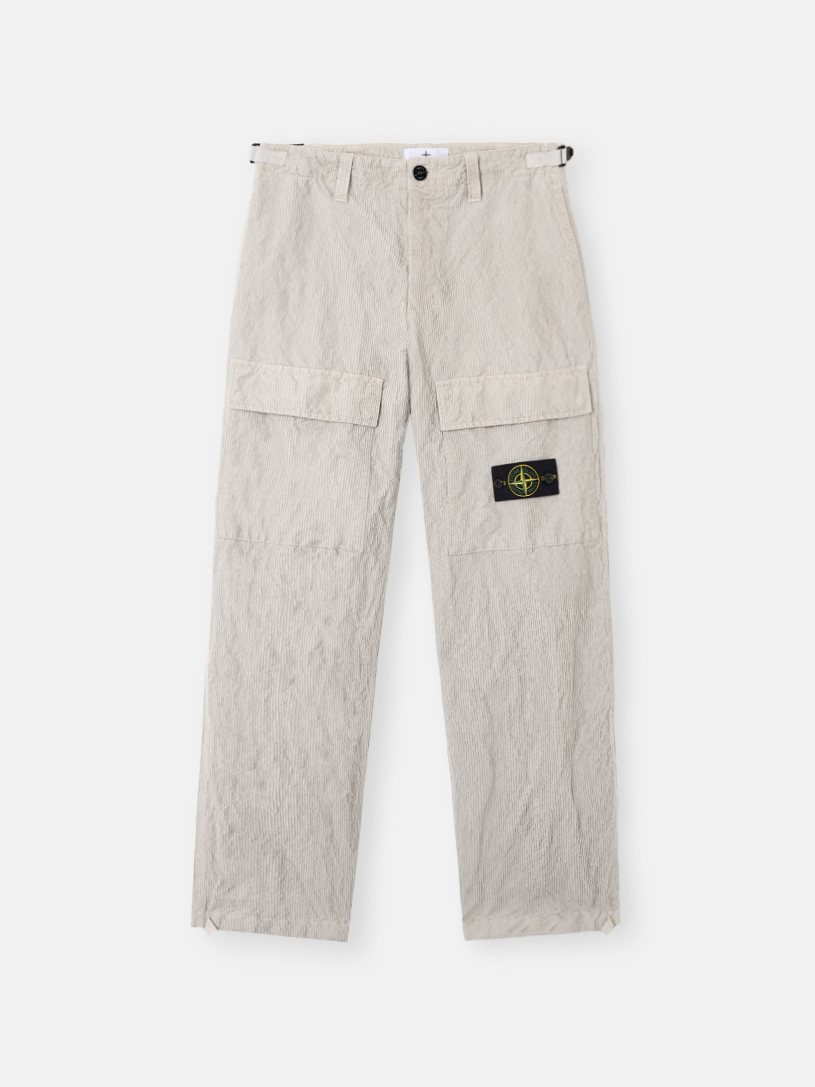 Свободные брюки-карго с регулируемыми ремнями на талии Stone Island 3100025 WRINKLED CORDUROY 500-TC, Pearl Grey
Свободные брюки-карго с регулируемыми ремнями на талии Stone Island 3100025 WRINKLED CORDUROY 500-TC, Pearl Grey