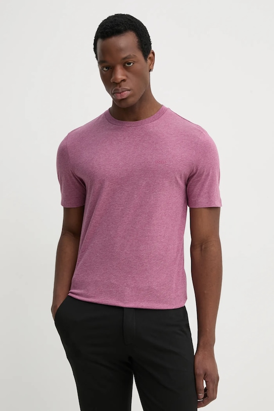 Хлопковая футболка Boss, розовый
Хлопковая футболка Boss, розовый