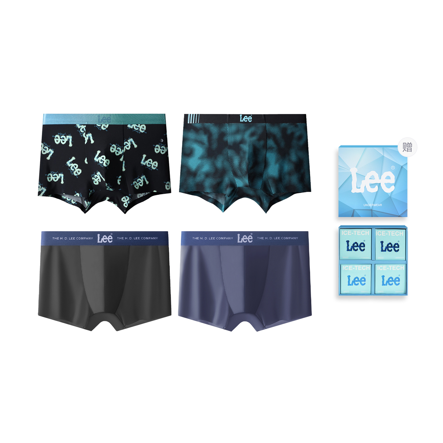 Lee Sunset 1.0 подарочный набор мужского белья 4 шт
Lee Sunset 1.0 подарочный набор мужского белья 4 шт