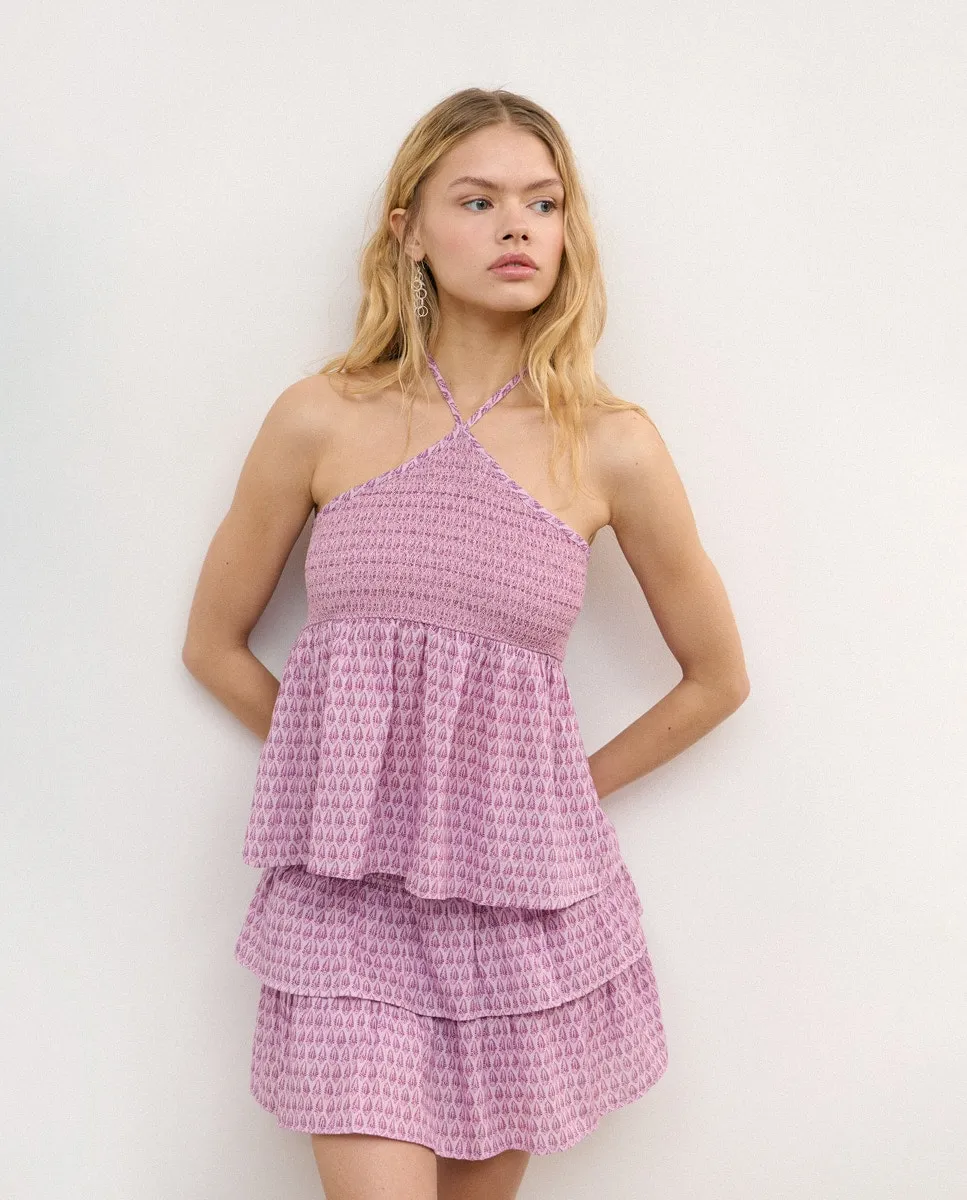 Женский топ без рукавов из хлопка Brownie, розовый 
Женский топ без рукавов из хлопка Brownie, розовый