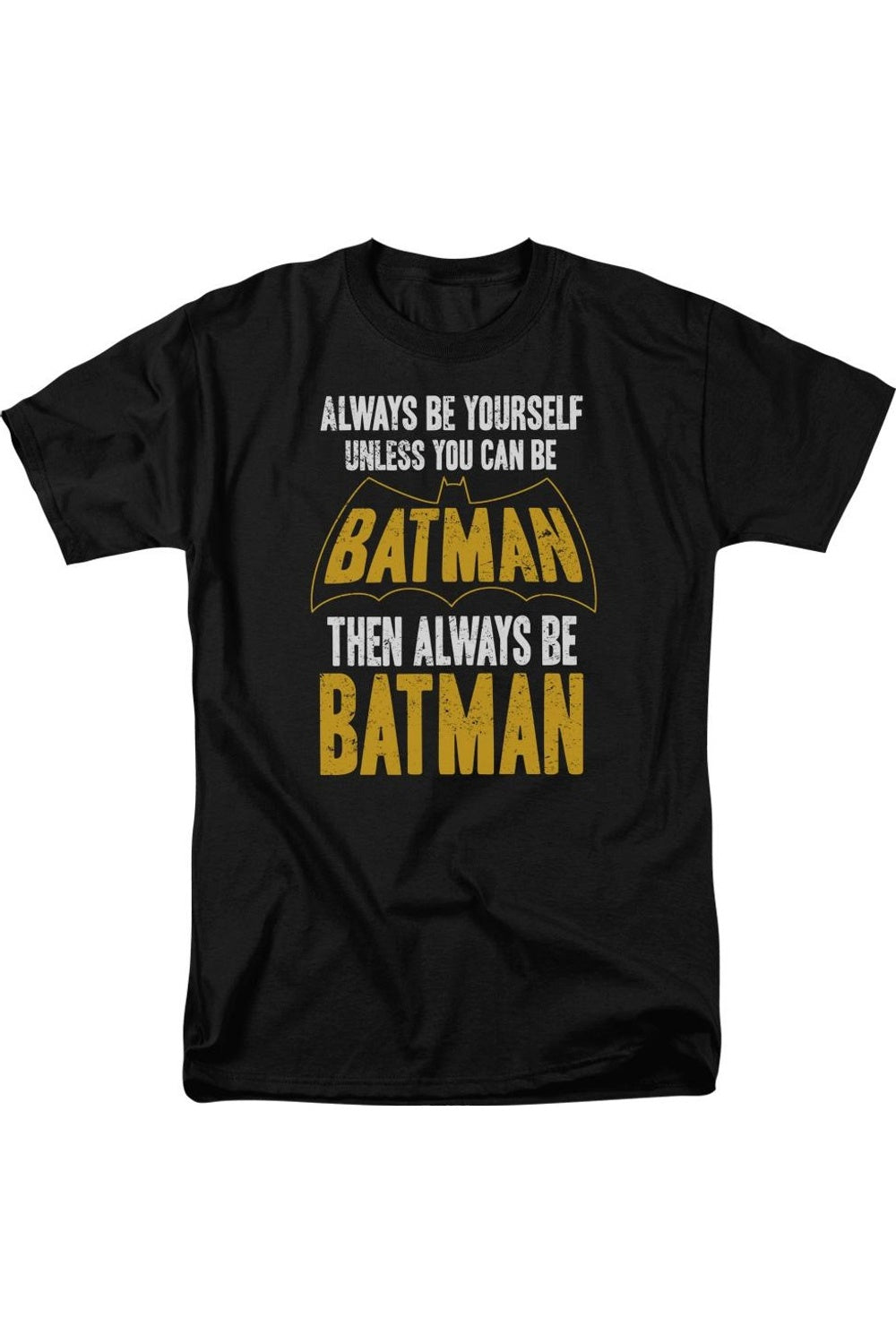 Футболка с коротким рукавом для взрослых Batman Be Batman Gildan, черный
Футболка с коротким рукавом для взрослых Batman Be Batman Gildan, черный