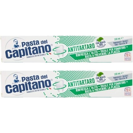 Зубная паста против зубного камня 100мл, Pasta Del Capitano
Зубная паста против зубного камня 100мл, Pasta Del Capitano
