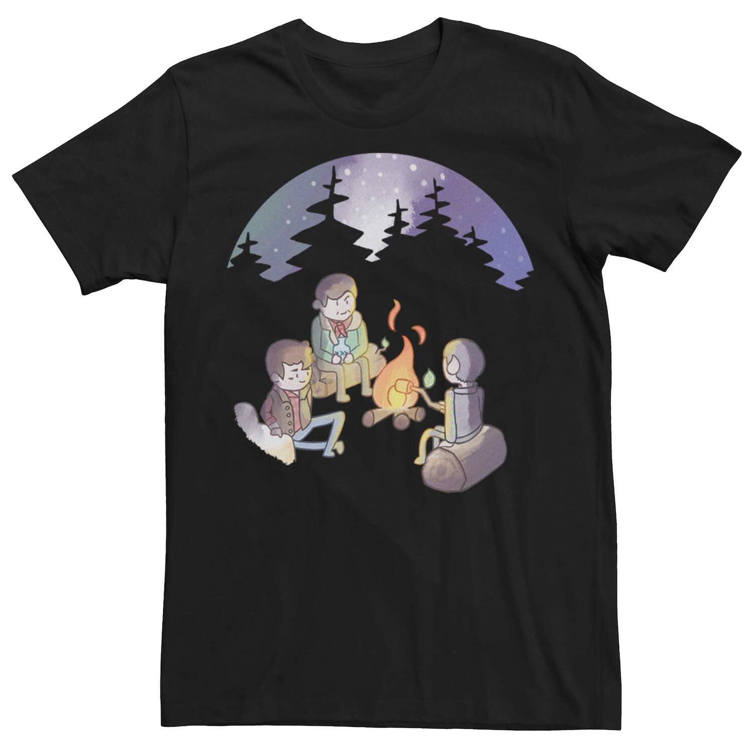 Мужская футболка с круглым вырезом из мультфильма «Звездный путь» у костра Licensed Character
Мужская футболка с круглым вырезом из мультфильма «Звездный путь» у костра Licensed Character