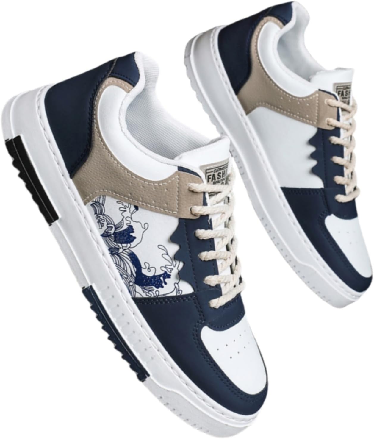 Мужские ретро-кроссовки низкие - повседневная обувь - оригинальный дизайн для весны и осени, модные цвета - сочетаются с одеждой, шнуровка - для улицы, учебы и не только Kpdwfms, белый/синий
Мужские ретро-кроссовки низкие - повседневная обувь - оригинальный дизайн для весны и осени, модные цвета - сочетаются с одеждой, шнуровка - для улицы, учебы и не только Kpdwfms, белый/синий