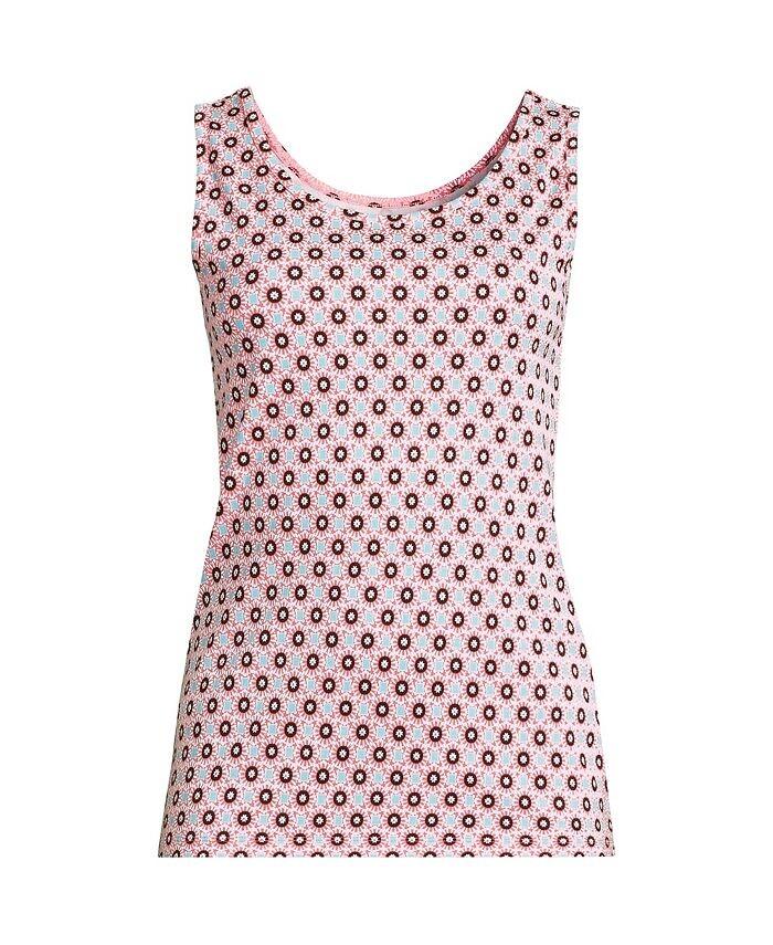 Женская хлопковая майка на бретелях Lands' End, розовый
Женская хлопковая майка на бретелях Lands' End, розовый