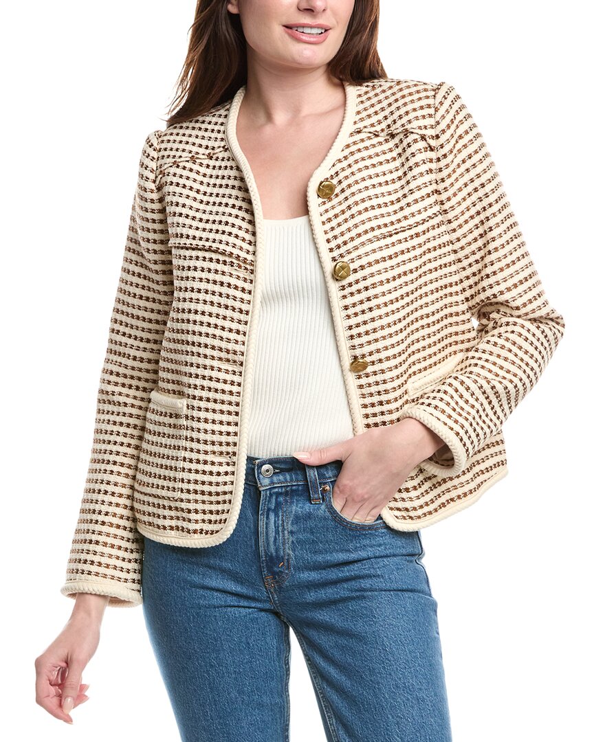 Rag & bone Mirabelle Твидовая куртка, белый
Rag & bone Mirabelle Твидовая куртка, белый