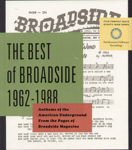 CD диск Best of Broadside 1962-1988 / Various: Best of Broadside 1962-1988 / Various
CD диск Best of Broadside 1962-1988 / Various: Best of Broadside 1962-1988 / Various