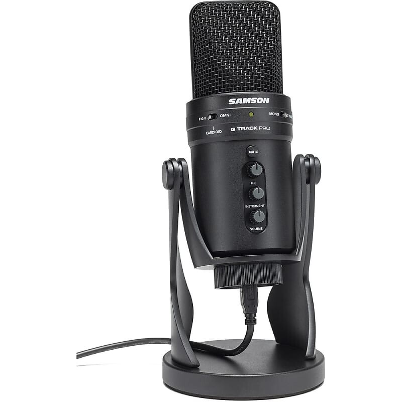 Микрофон Samson G-Track Pro USB Condenser Microphone
Микрофон Samson G-Track Pro USB Condenser Microphone