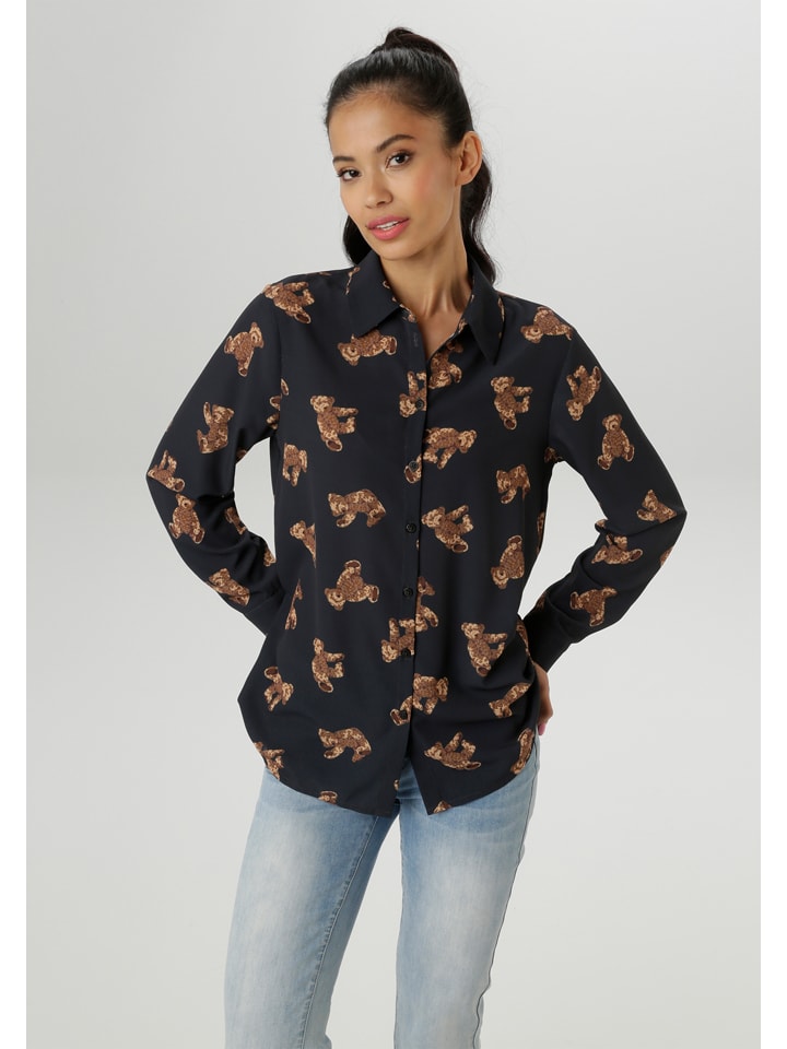 Aniston Блузка черно-коричневого цвета
Aniston Блузка черно-коричневого цвета