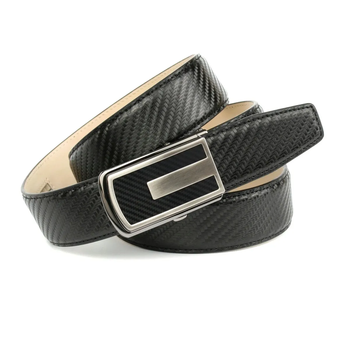 Кожаный ремень Anthoni Crown со структурированной поверхностью, черный
Кожаный ремень Anthoni Crown со структурированной поверхностью, черный