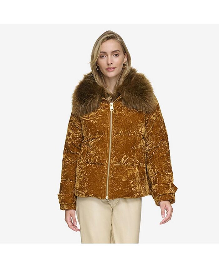 Женское бархатное пуховое пальто Charleroi Crushed Andrew Marc Black Label, красный
Женское бархатное пуховое пальто Charleroi Crushed Andrew Marc Black Label, красный