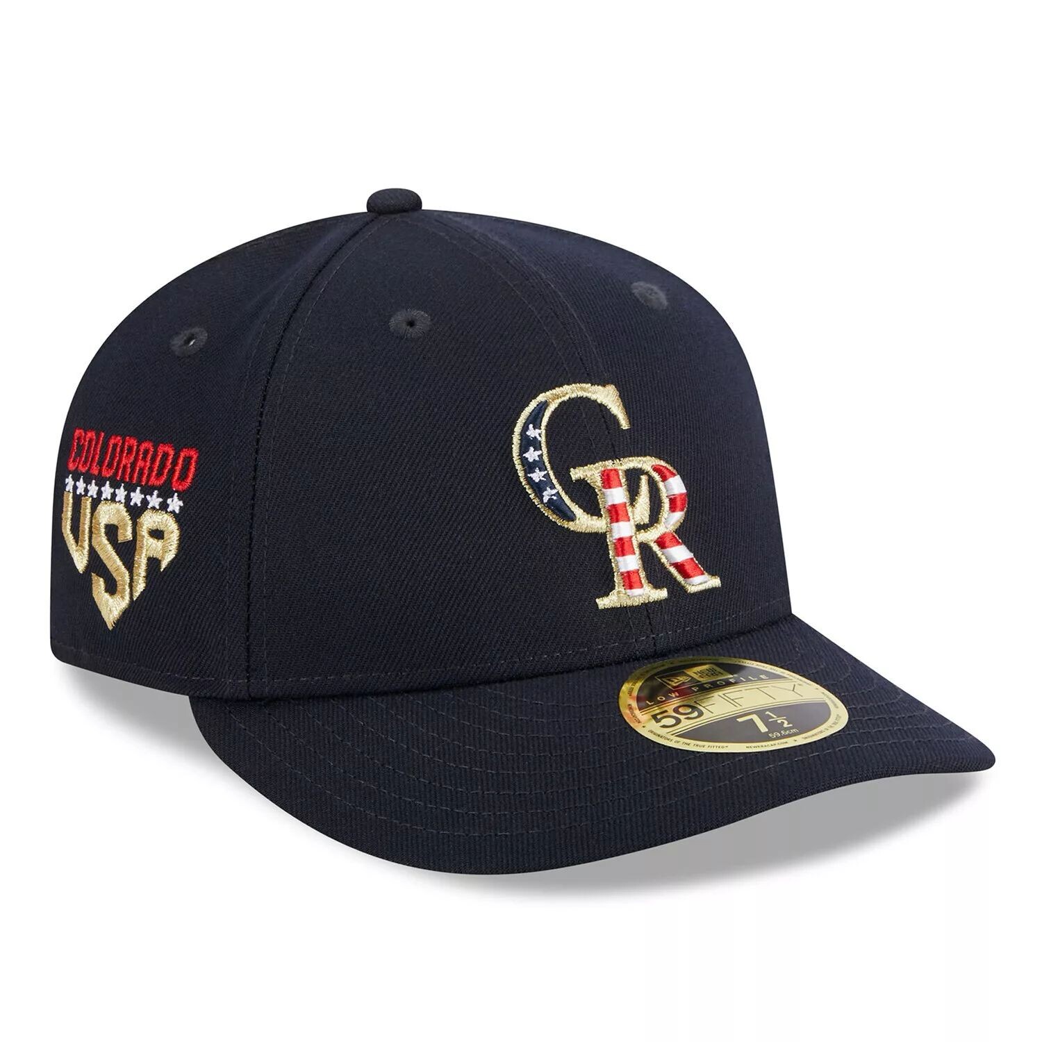 Мужская низкопрофильная шляпа New Era Navy Colorado Rockies 2023, низкопрофильная 59FIFTY
Мужская низкопрофильная шляпа New Era Navy Colorado Rockies 2023, низкопрофильная 59FIFTY