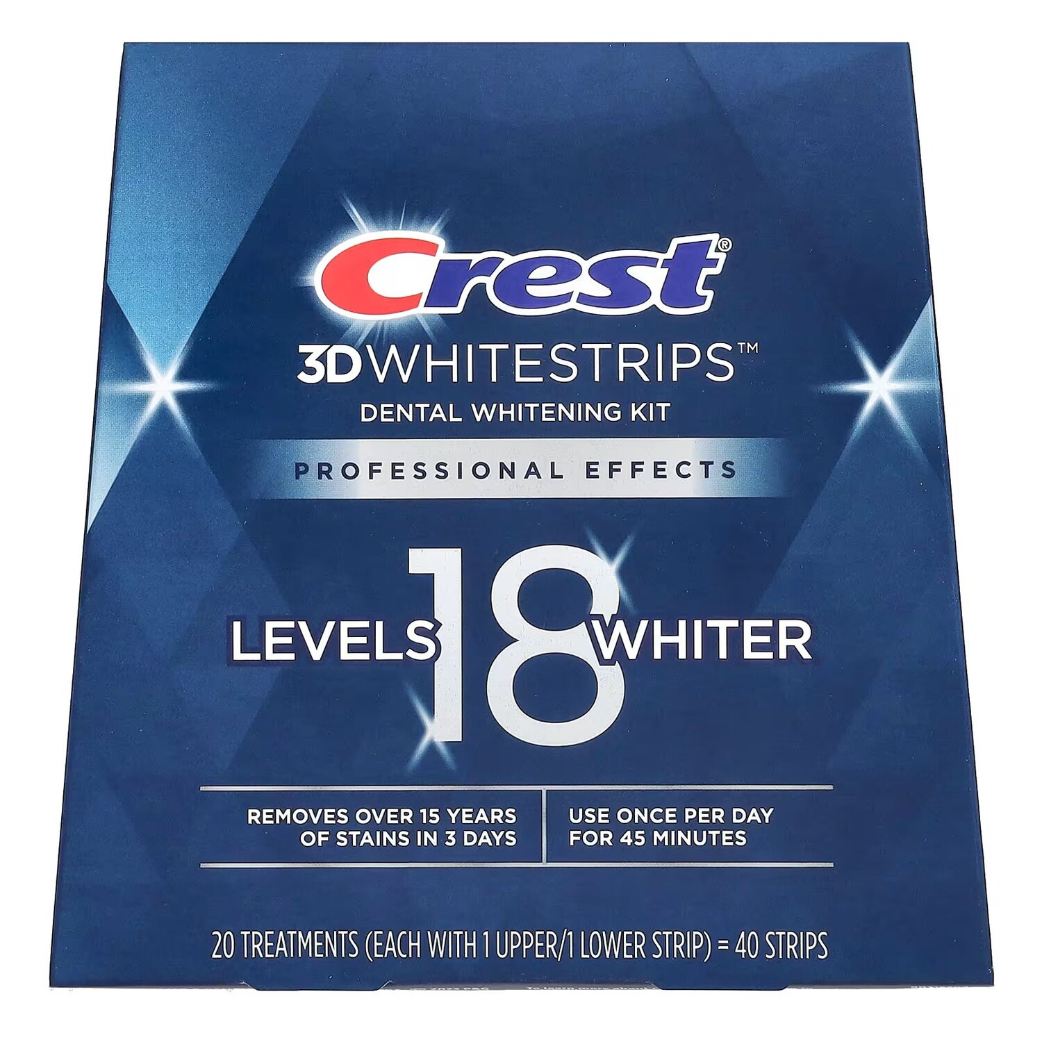 3D Whitestrips, Набор для отбеливания зубов, 40 полосок Crest
3D Whitestrips, Набор для отбеливания зубов, 40 полосок Crest