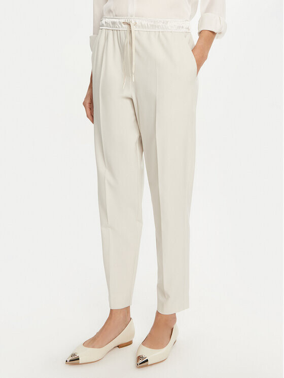 Тканевые брюки стандартного кроя Marella, экрю
Тканевые брюки стандартного кроя Marella, экрю