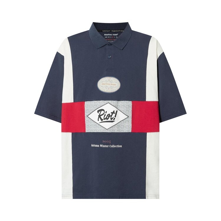Поло Martine Rose Oversized Panelled Polo, цвет Navy Blue
Поло Martine Rose Oversized Panelled Polo, цвет Navy Blue