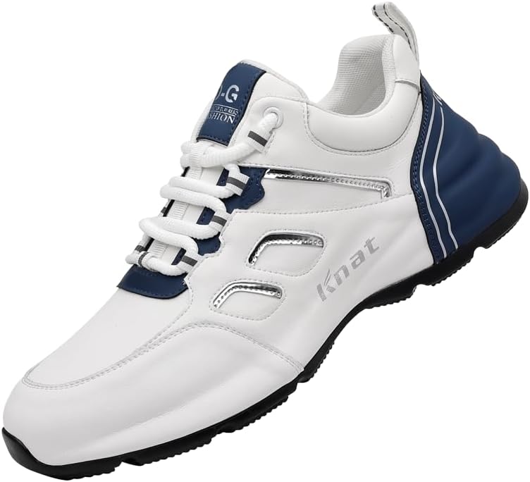 Мужские модные кожаные кроссовки светлой роскоши с закрытой подошвой, повседневные спортивные кроссовки с толстой подошвой для увеличения роста Lhyxu, белый/синий
Мужские модные кожаные кроссовки светлой роскоши с закрытой подошвой, повседневные спортивные кроссовки с толстой подошвой для увеличения роста Lhyxu, белый/синий