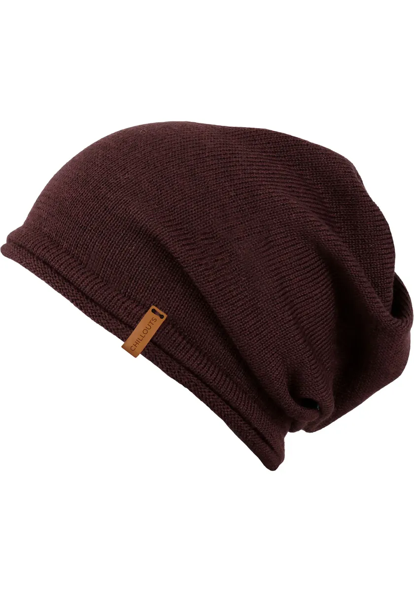 Chillouts Шапка-бини "Leicester Hat", свободного кроя с содержанием шерсти, бордовый
Chillouts Шапка-бини "Leicester Hat", свободного кроя с содержанием шерсти, бордовый