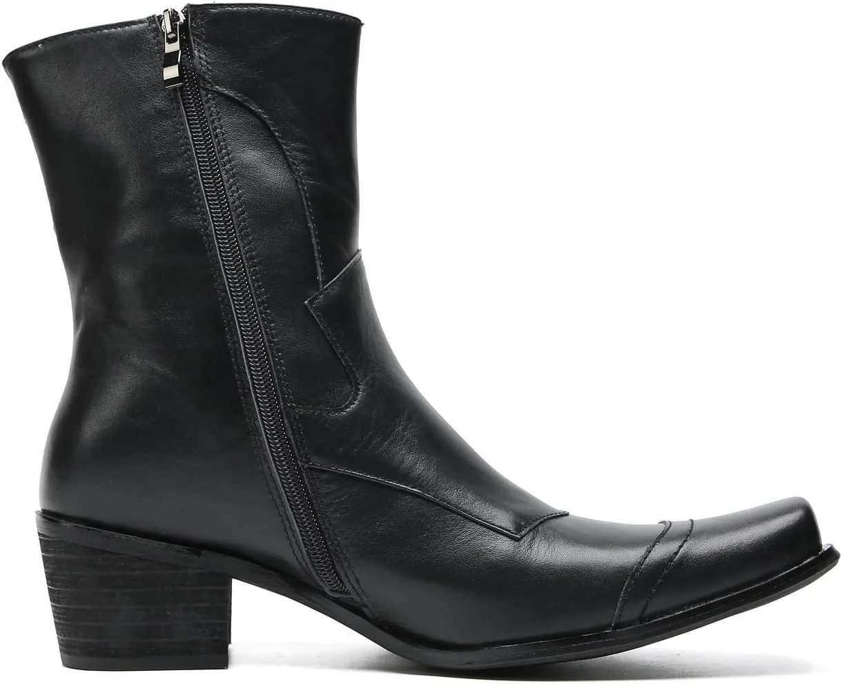 Мужские ковбойские ботинки Santimon для вечеринок, повседневные, с пуговицами, мотоциклетные, модные западные челси, высокие ботинки для мужчин, черный
Мужские ковбойские ботинки Santimon для вечеринок, повседневные, с пуговицами, мотоциклетные, модные западные челси, высокие ботинки для мужчин, черный