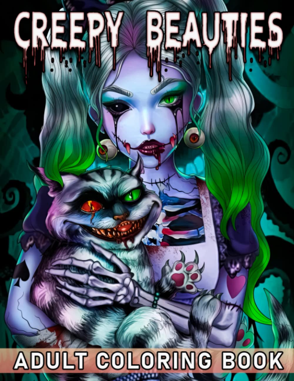 Creepy Beauties Adult Coloring Book: Horror Beauty Coloring Pages Features Beautiful Illustrations For Adults, Teens Relaxation And Stress Relieving (Independently published)
Creepy Beauties Adult Coloring Book: Horror Beauty Coloring Pages Features Beautiful Illustrations For Adults, Teens Relaxation And Stress Relieving (Independently published)