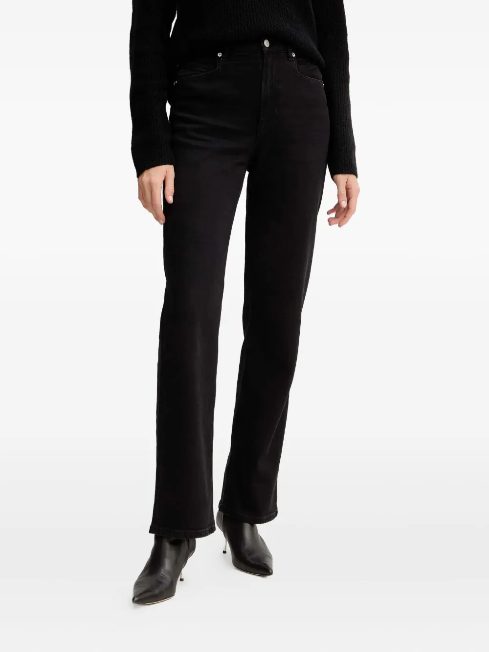 Джинсы с нашивкой-логотипом Boss, черный
Джинсы с нашивкой-логотипом Boss, черный