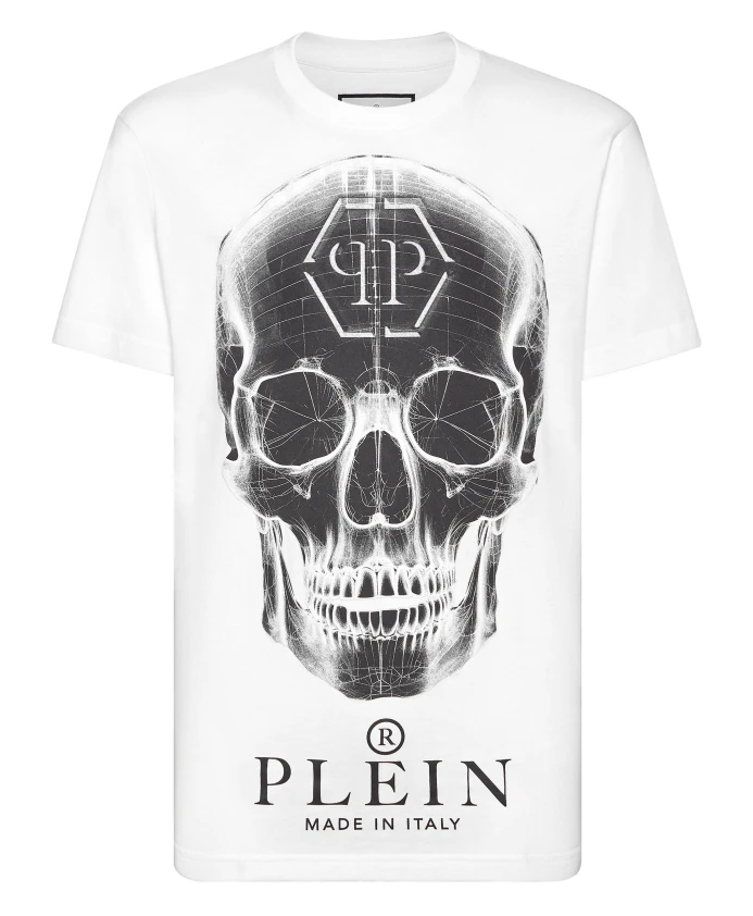 Футболка с круглым вырезом и черепом Philipp Plein, белый
Футболка с круглым вырезом и черепом Philipp Plein, белый
