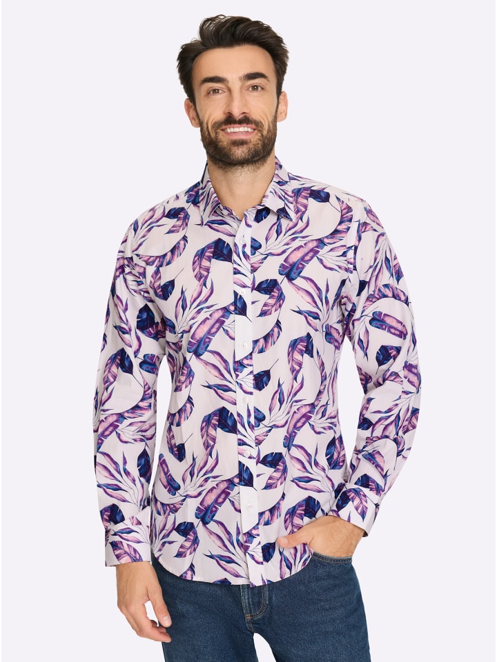 Рубашка с длинными рукавами с бело-фиолетовым принтом WITT WEIDEN
Рубашка с длинными рукавами с бело-фиолетовым принтом WITT WEIDEN