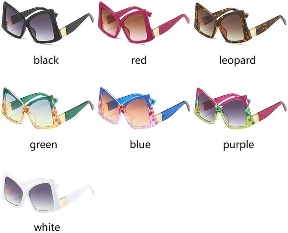 Солнцезащитные очки неправильной прямоугольной формы для женщин, двухцветная оправа «кошачий глаз», дизайнерские солнцезащитные очки класса люкс GHVWYX, Blue
Солнцезащитные очки неправильной прямоугольной формы для женщин, двухцветная оправа «кошачий глаз», дизайнерские солнцезащитные очки класса люкс GHVWYX, Blue