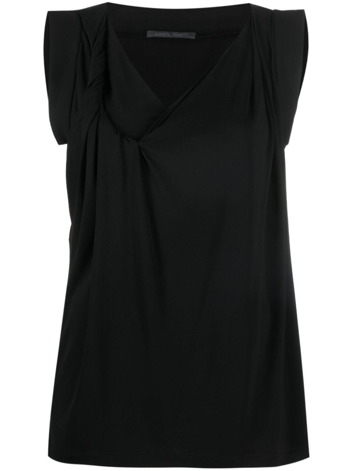 Alberta Ferretti блузка с V-образным вырезом, черный
Alberta Ferretti блузка с V-образным вырезом, черный
