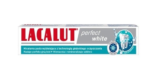 Зубная паста, 75 мл Lacalut, Perfect White
Зубная паста, 75 мл Lacalut, Perfect White