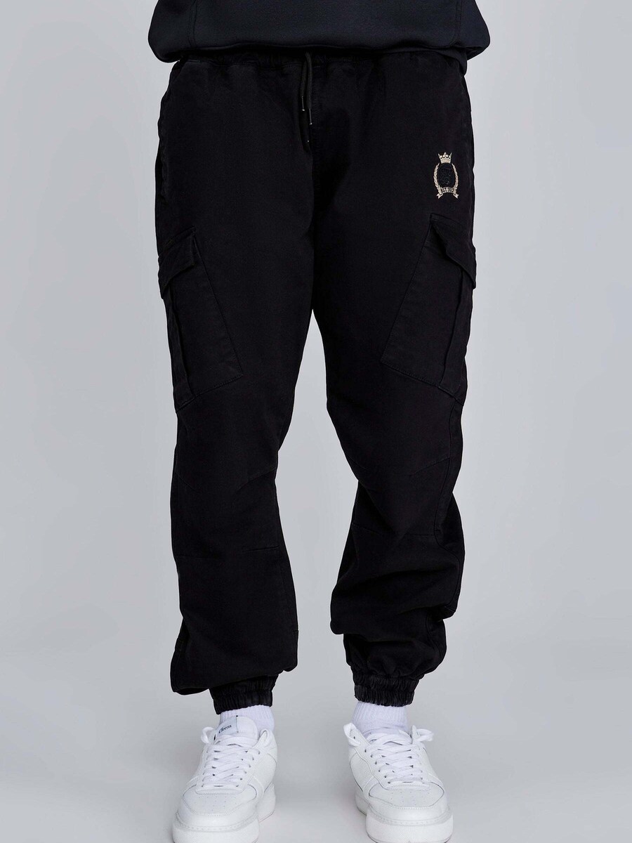 Обычные спортивные штаны SikSilk Slim Fit Cargos, черный
Обычные спортивные штаны SikSilk Slim Fit Cargos, черный