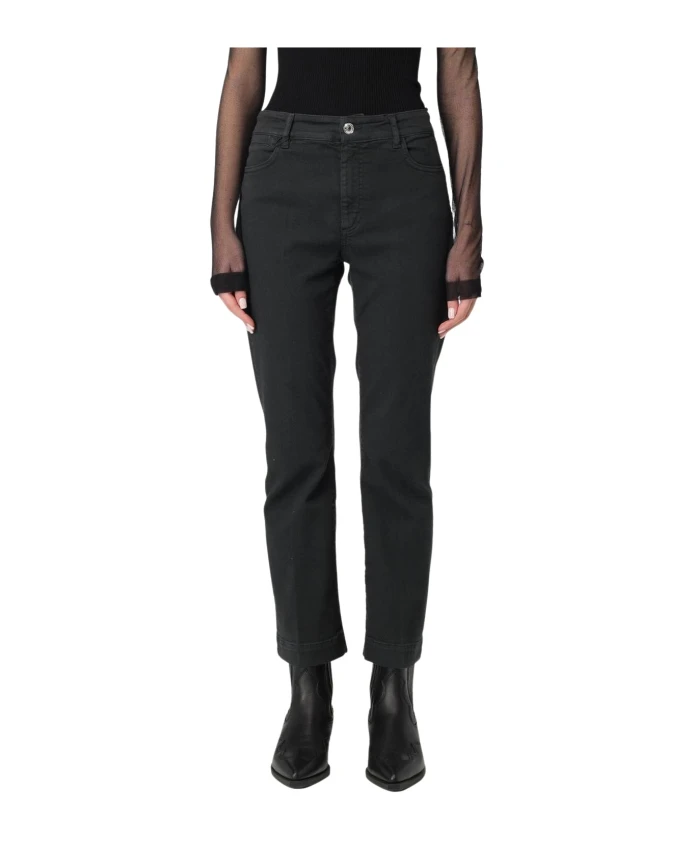 Черные джинсы прямого кроя для женщин Sportmax, черный
Черные джинсы прямого кроя для женщин Sportmax, черный