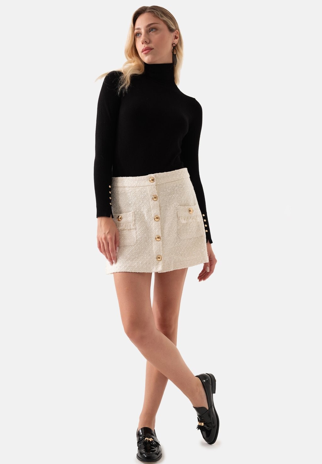 Мини-юбка TWEED FRONT BUTTONED POCKET Just Like You, песочный
Мини-юбка TWEED FRONT BUTTONED POCKET Just Like You, песочный