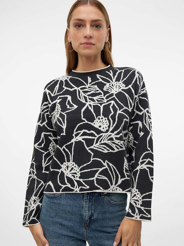 Пуловер Vero Moda Pullover New, черный 
Пуловер Vero Moda Pullover New, черный