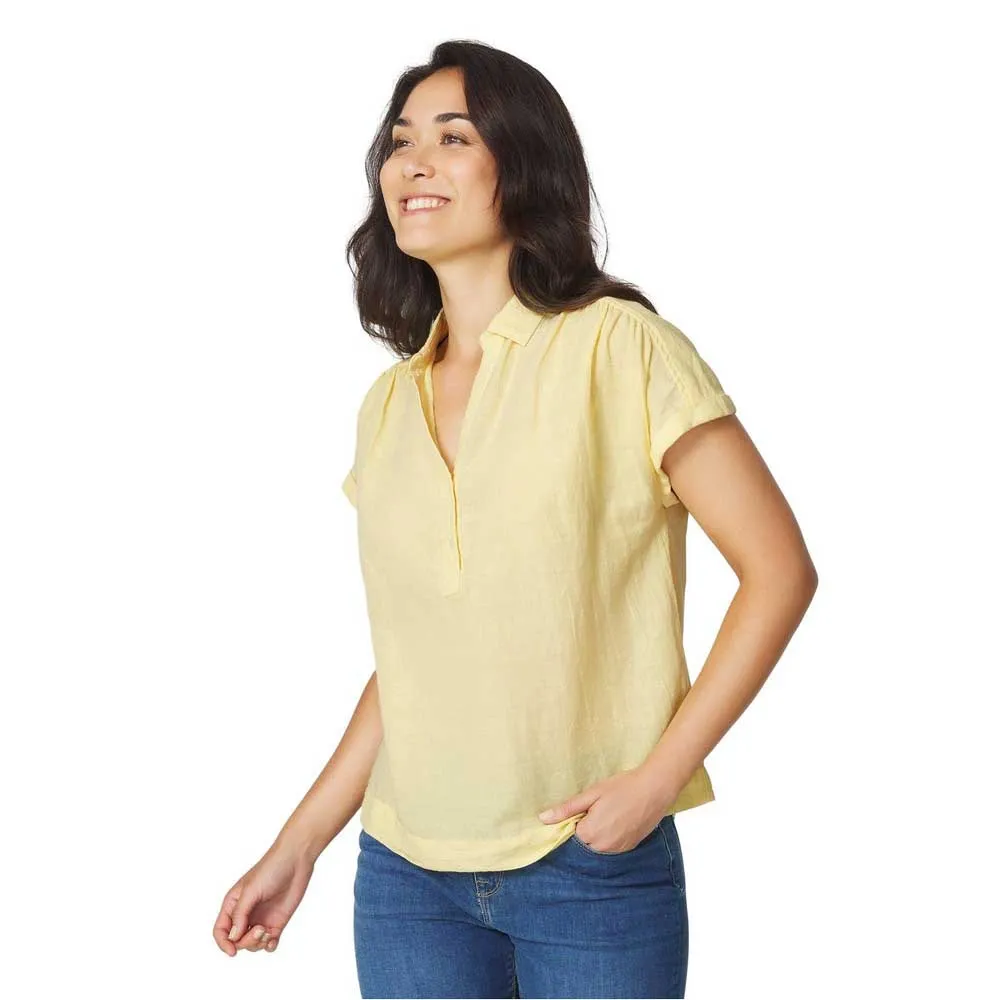 Блузка с коротким рукавом Tbs Ilonamis, желтый
Блузка с коротким рукавом Tbs Ilonamis, желтый