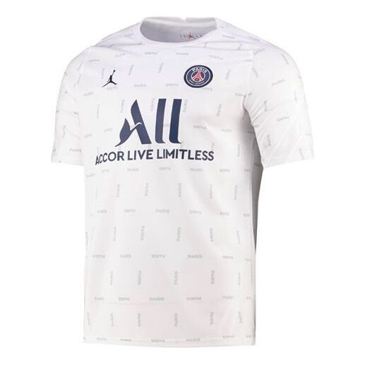 Футболка Air Jordan Paris Saint-Germain Pre-Match Dri-fit Soccer/Football Full Print Round Neck Pullover Short Sleeve White, белый 
Футболка Air Jordan Paris Saint-Germain Pre-Match Dri-fit Soccer/Football Full Print Round Neck Pullover Short Sleeve White, белый
