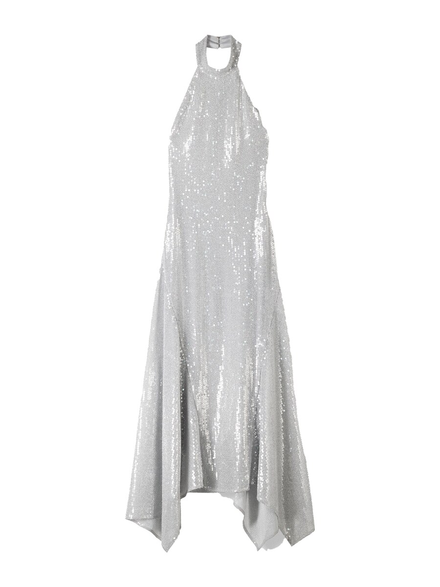 Платье Bershka, серебряный
Платье Bershka, серебряный