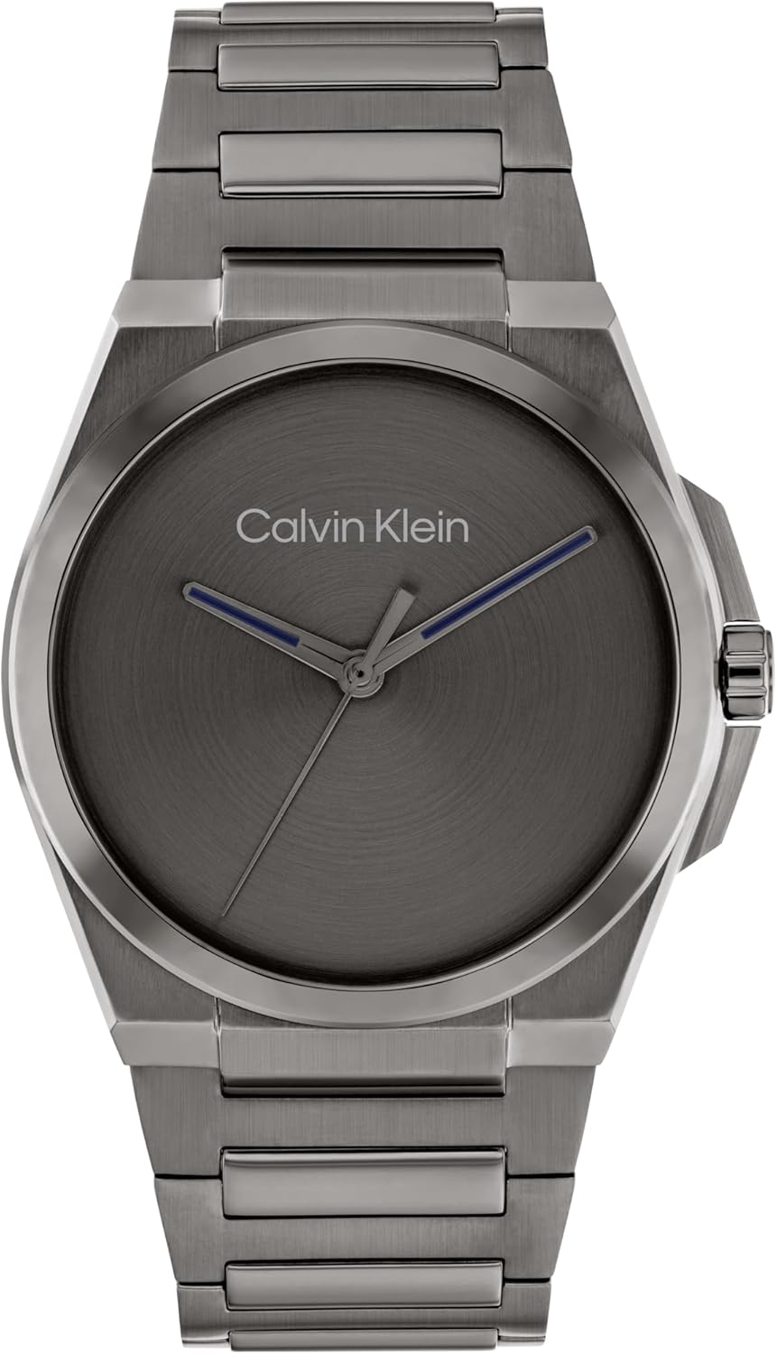 Мужские часы Calvin Klein Meta-Minimal 3H - корпус из нержавеющей стали и браслет из звеньев - водонепроницаемость до 3 атм/30 метров - премиальные модные часы для повседневного стиля - 41 мм, Grey
Мужские часы Calvin Klein Meta-Minimal 3H - корпус из нержавеющей стали и браслет из звеньев - водонепроницаемость до 3 атм/30 метров - премиальные модные часы для повседневного стиля - 41 мм, Grey